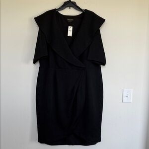 Christian Siriano Black Long Sleeve Dress
